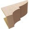 Ekena Millwork 8"W x 16"D x 8"H Wide Ridgewood Rough Cedar Woodgrain TimberThane Corbel, Primed Tan CORUR08X16X08RIDRCPR - alternate 4